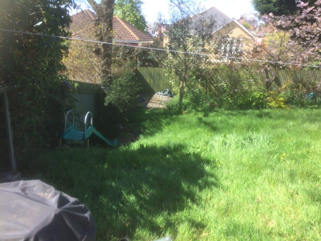 sloping back garden in need of good garden design help