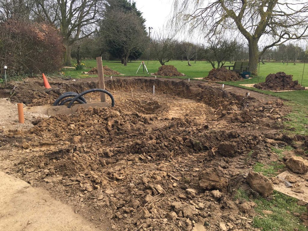 wildlife pond construction