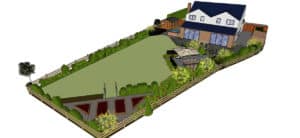 3d garden design for visualisation
