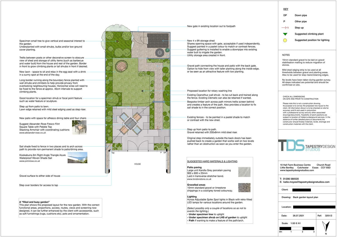 garden design layout plan for medium sized back garden
